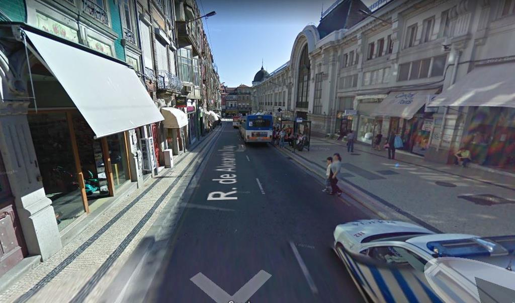 Rua de Alexandre Braga, no Porto. Foto: Google