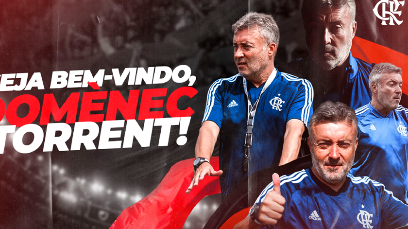 Domènec Torrent. Foto montagem: Flamengo