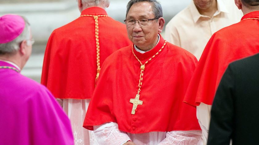 Cardeal Louis-Marie Ling Mangkhanekhoun, de um país com apenas 45 mil católicos. Foto: Giorgio Onorati/EPA 