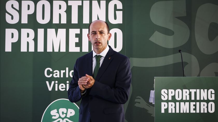 Carlos Vieira é um dos oito candidatos à presidência do Sporting.  Foto: Rodrigo Antunes/Lusa