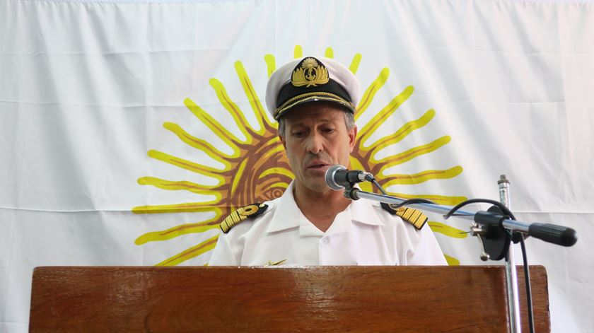Enrique Balbi, porta-voz da Marinha Foto: Carlota Ciudad/EPA