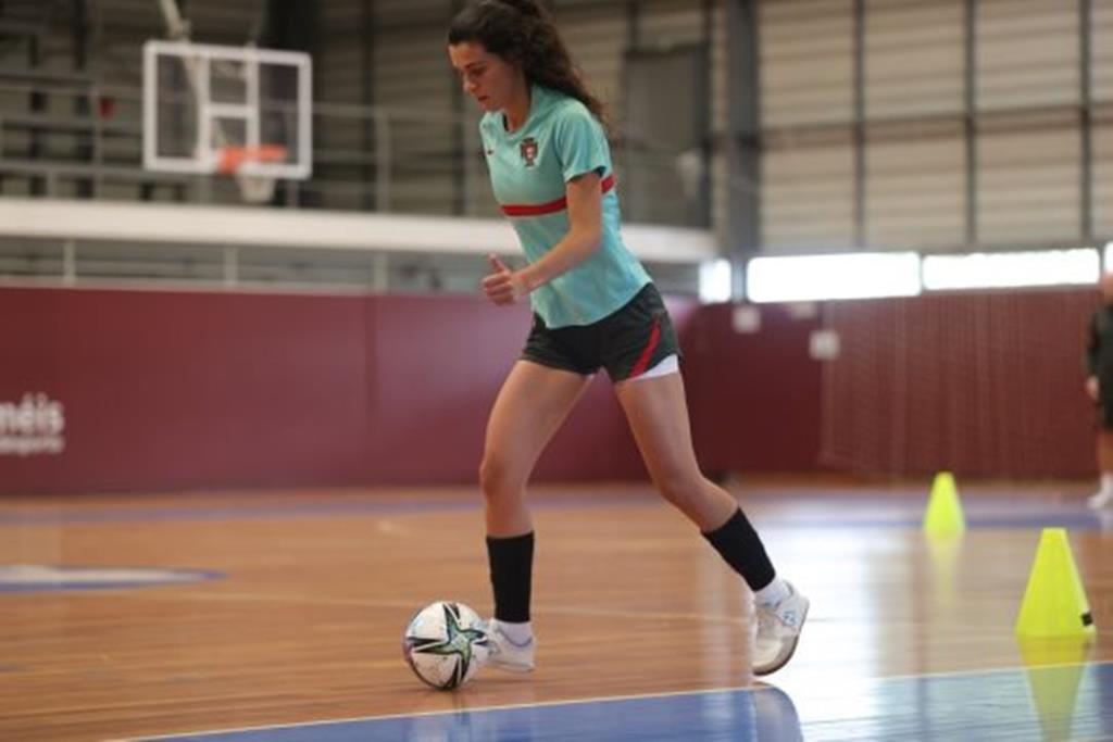 Carolina Pedreira, seleção futsal, Portugal. Foto: FPF