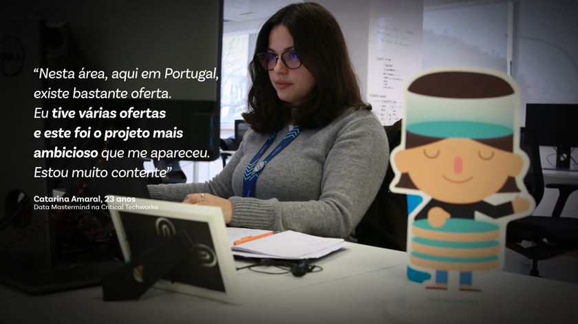 Catarina Amaral é "Data Mastermind" da Critical Techworks. Foto: Marília Freitas/RR