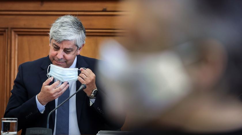 O ex-ministro das Finanças Mário Centeno está hoje a ser ouvido no parlamento a propósito da sua designação pelo Governo para governador do Banco de Portugal. Foto: Mário Cruz/Lusa