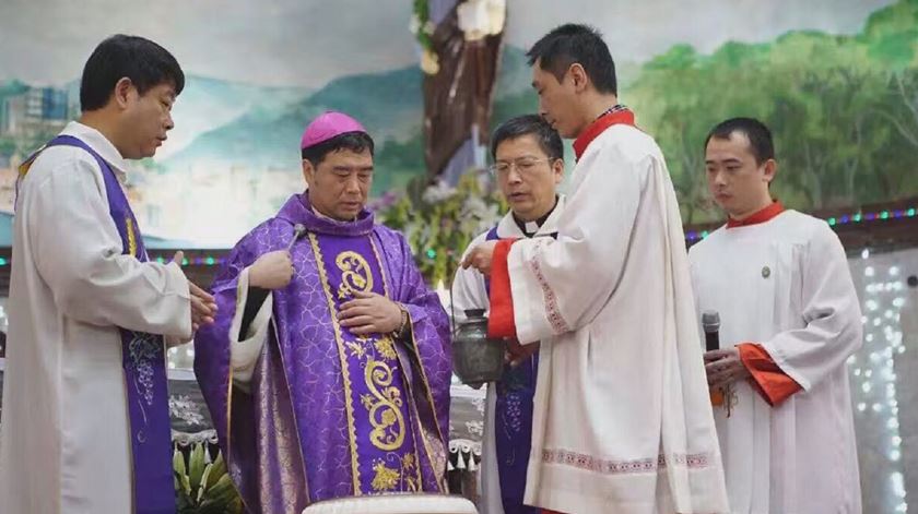 Bispo Vincent Guo Xijin, detido e depois libertado na China. Foto: AsiaNews