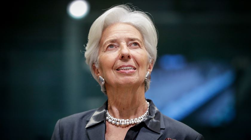 Esta foi a segunda reunião liderada por Christine Lagarde, que tomou posse como presidente do Banco Central Europeu em novembro de 2019. Foto: Stephanie Lecocq/EPA