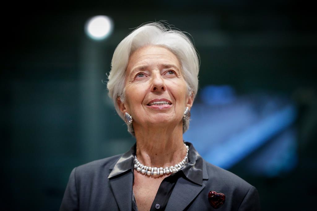Christine Lagarde, Presidente do Banco Central Europeu. Foto de arquivo: Stephanie Lecocq/ EPA