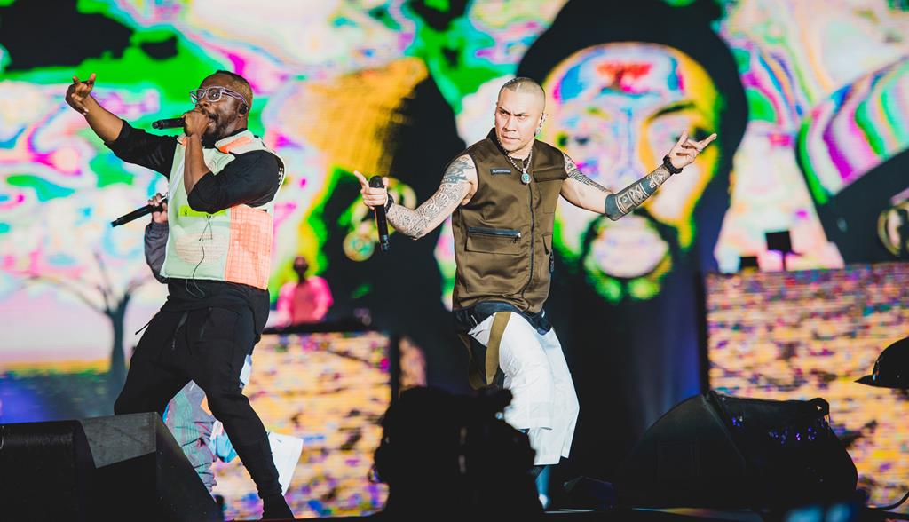 Black Eyed Peas vão dar festival no Palco Mundo. Foto: Weslwy Allen/IHF