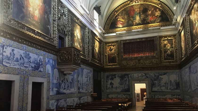 Convento dos Cadaes, igreja com azulejos da oficina holandesa, característica rara nas igrejas de Lisboa. Foto: Liliana Monteiro/RR