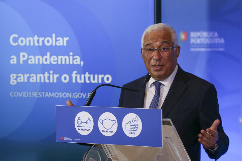 António Costa anuncia medidas de contenção da pandemia a começar no dia 25 de dezembro Foto: Manuel de Almeida/Lusa