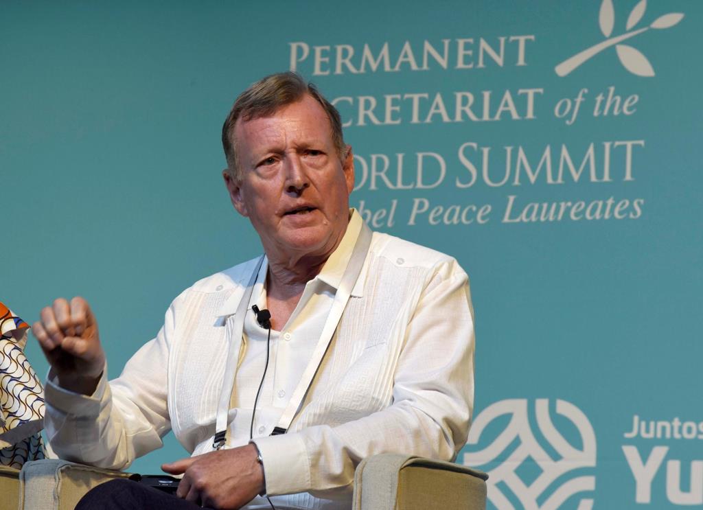 David Trimble, ex-PM da Irlanda do Norte e vencedor do Nobel da Paz. Foto. Lusa
