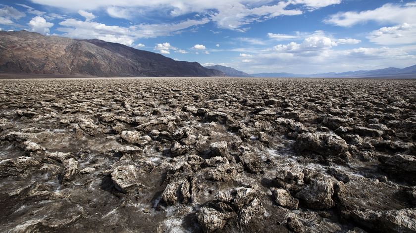 Death Valley, Vale da Morte nos EUA regista recorde de calor em 2020. Foto: Etienne Laurent/EPA