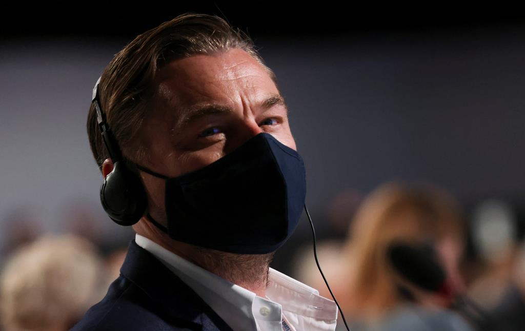Leonardo DiCaprio está na COP26. Foto: Yves Herman/Reuters