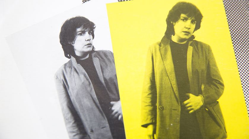 Capa do álbum "Dinamite" (1982). Foto: Inês Rocha/RR