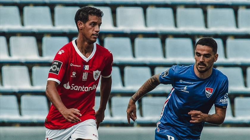 Diogo Salomão diante do Gil Vicente. Foto: Facebook Liga Portugal