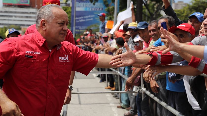 Diosdado Cabello, presidente da Assembleia Constituinte da Venezuela e vice-presidente do PSUV. Foto: Miguel Gutiérrez/EPA