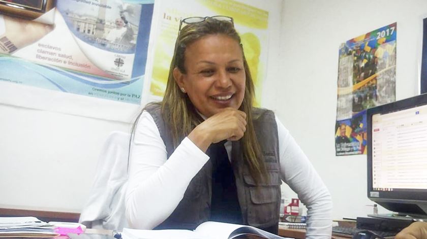 Janeth Marquez, diretora da Cáritas Venezuela. Foto: Facebook Cáritas Venezuela