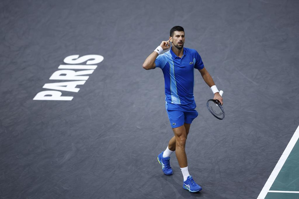 Djokovic, ténis, Masters Paris. Foto: Yoan Valat/EPA