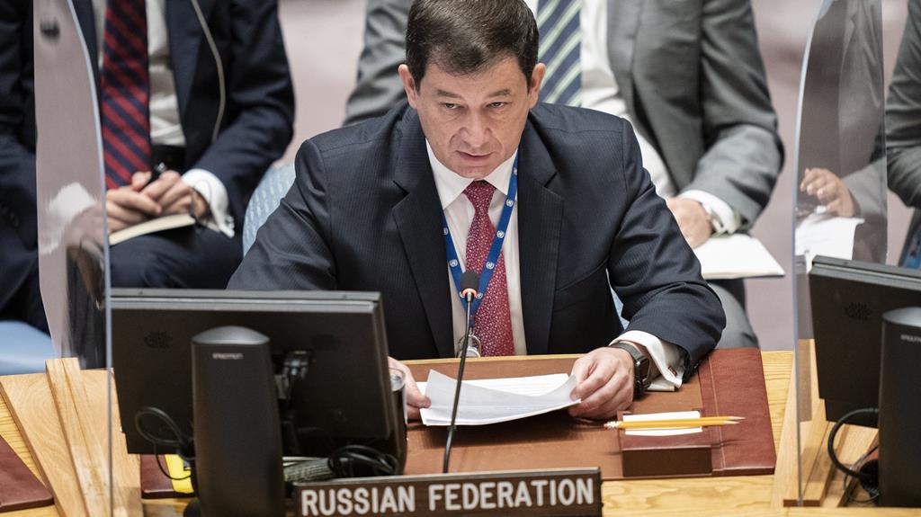Dmitry Polyanskiy, vice-embaixador da Rússia nas Nações Unidas. Foto: Reuters