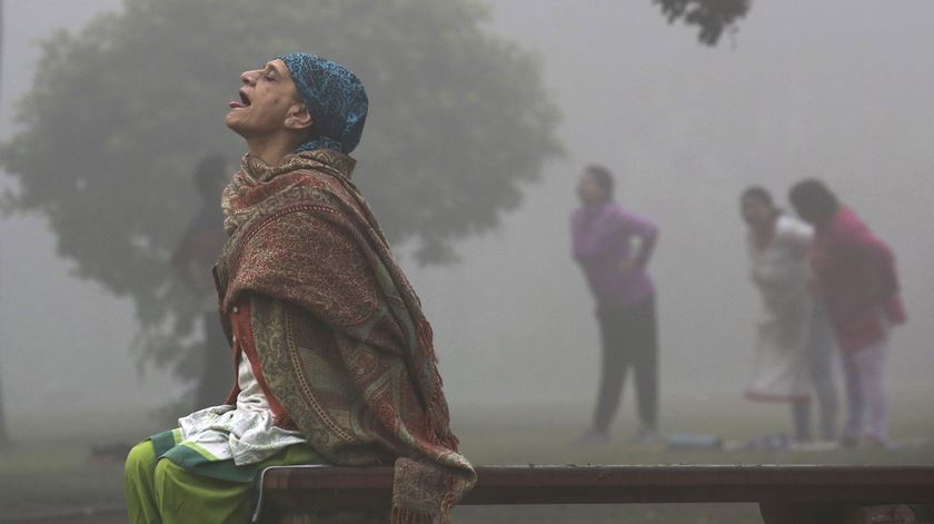 Poluição em Nova Déli. Foto: EPA