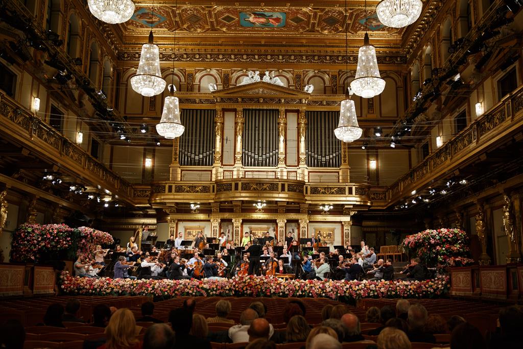 Filarmónica de Viena, ensaio para concerto de Ano Novo de 2017. Foto: Florian Wieser/EPA
