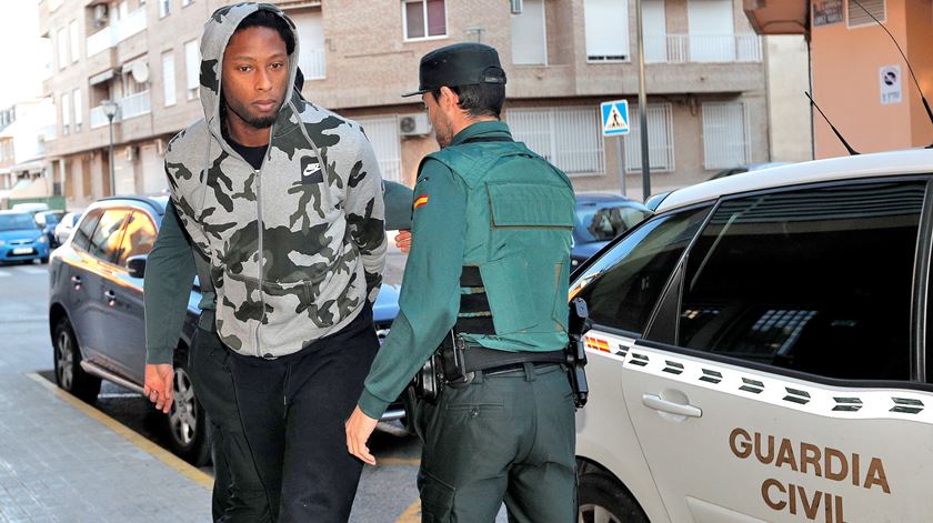 Rúben Semedo foi detido, em Espanha, a 19 de fevereiro. Foto: Manuel Bruque/EPA