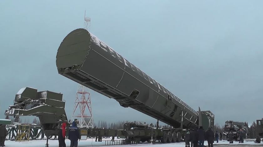 Sistema de mísseis Sarmat. Foto: Kremlin