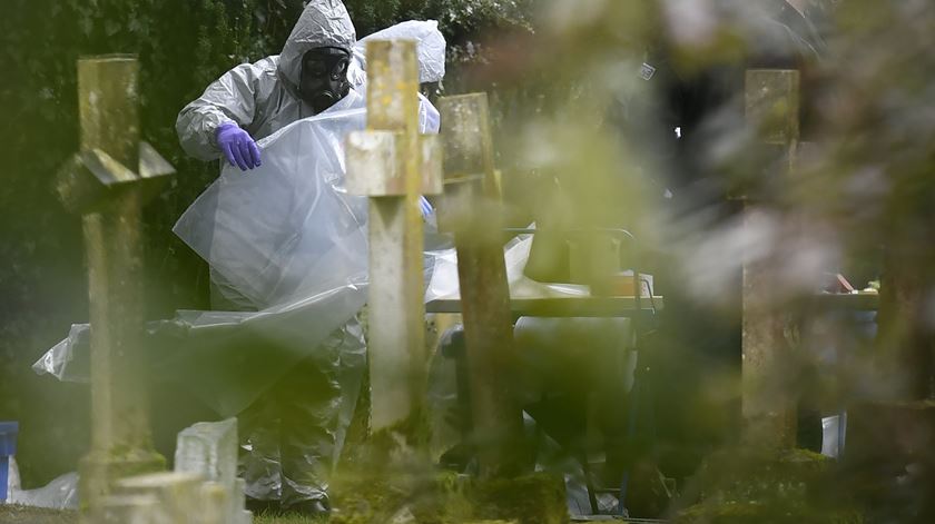 Sergei Skripal e a filha foram envenenados em março na cidade de Salisbury, no Reino Unido. Foto: Neil Hall/EPA