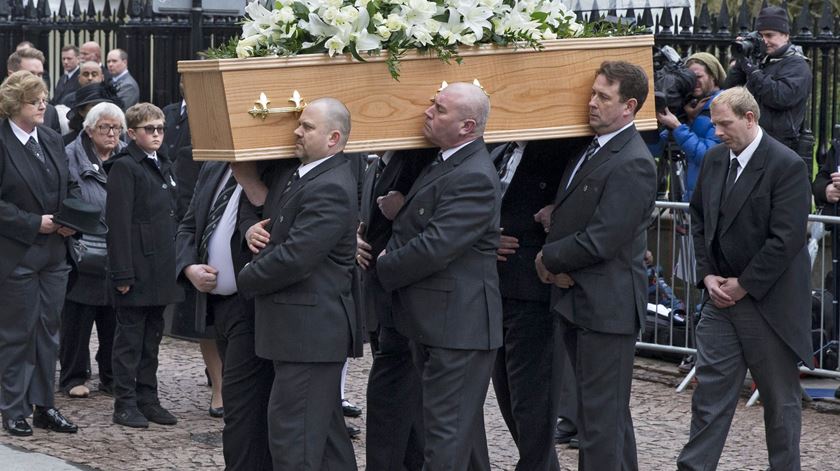 Funeral de Stephen Hawking. Foto: EPA/STR