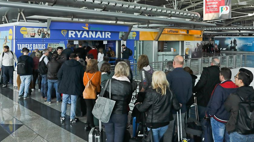 Greve dos trabalhadores da Ryanair de quatro países europeus marcada para dia 25 de julho. Foto: José Coelho/Lusa