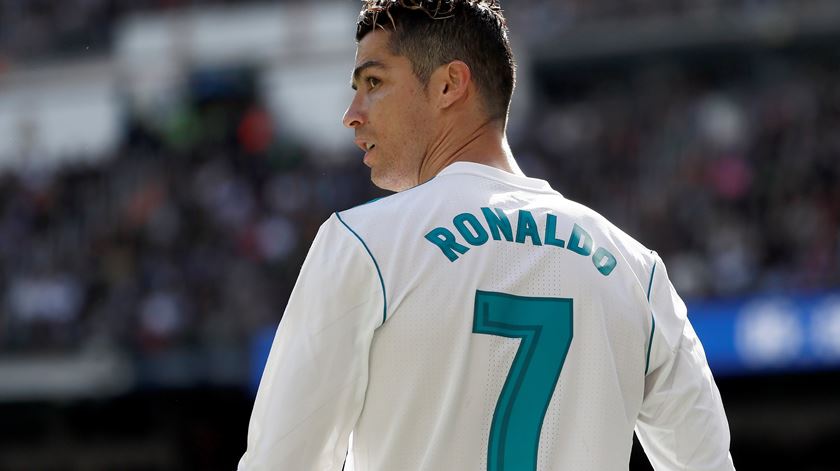 Ronaldo está prestes a despedir-se da camisola sete do Real Madrid. Foto: Rodrigo Jiménez/EPA