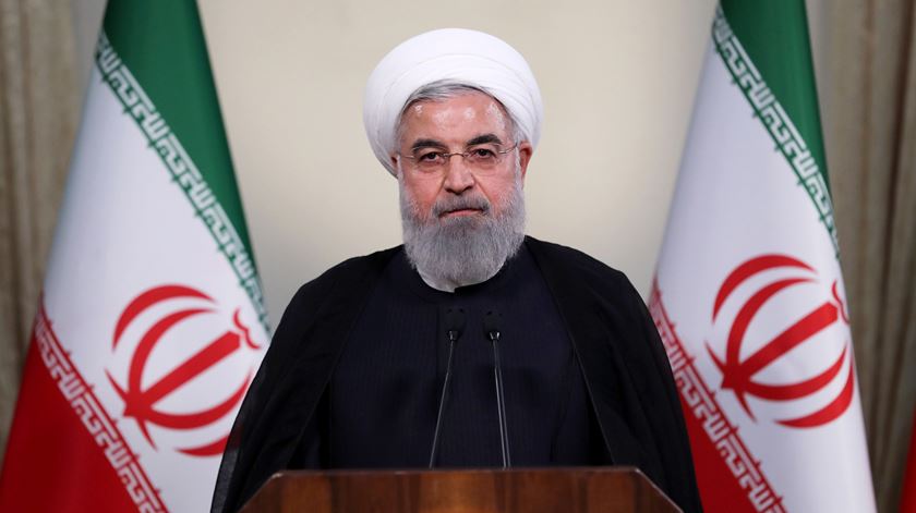 Hassan Rouhani falou aos iranianos. Foto: Presidência do Irão/EPA