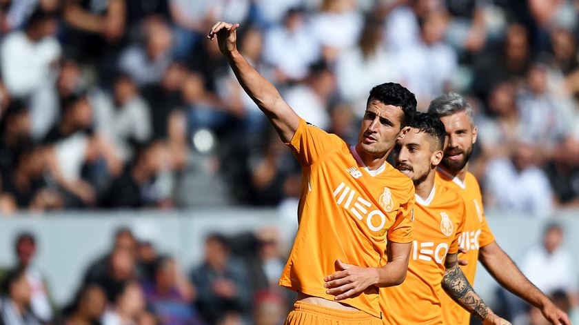 Marcano marcou o último golo do Porto, no campeonato. Foto: Hugo Delgado/EPA