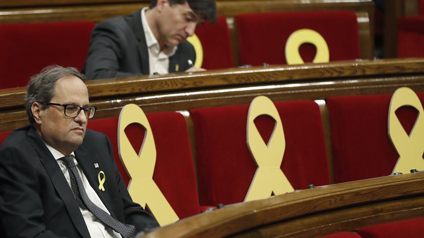 O presidente do Governo regional da Catalunha, Quim Torra. Foto: Andreu Dalmau