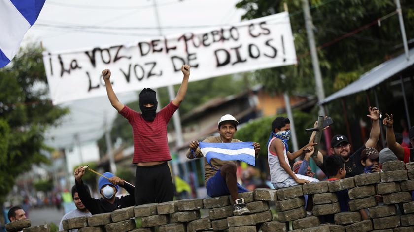 Desde abril já morreram 320 pessoas nos protestos contra o Governo de Daniel Ortega. Foto: Bienvenido Velasco/EPA