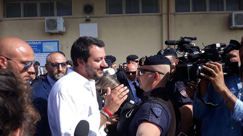 Matteo Salvini. Foto: Andrea Scarfo/EPA