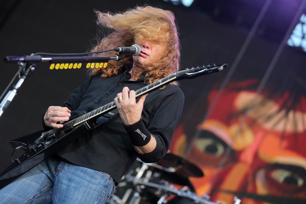 David Mustaine e os seus Megadeth, de volta a Portugal. Foto: Manuel de Almeida/Lusa