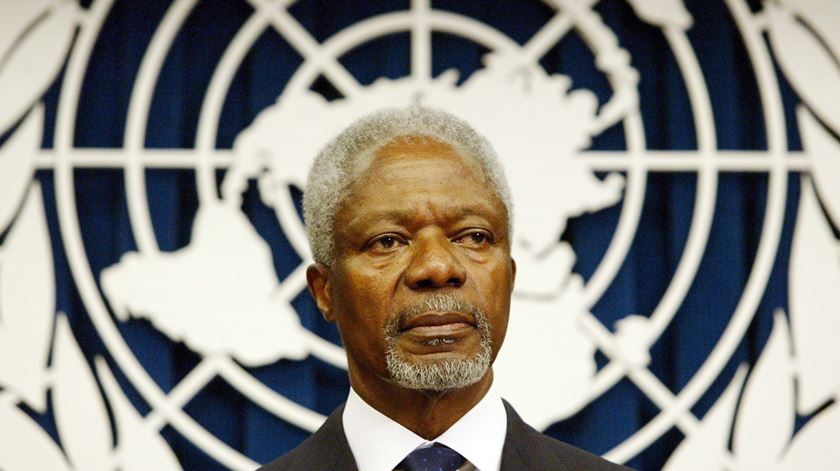 Kofi Annan. Foto: Jason Szenes/EPA