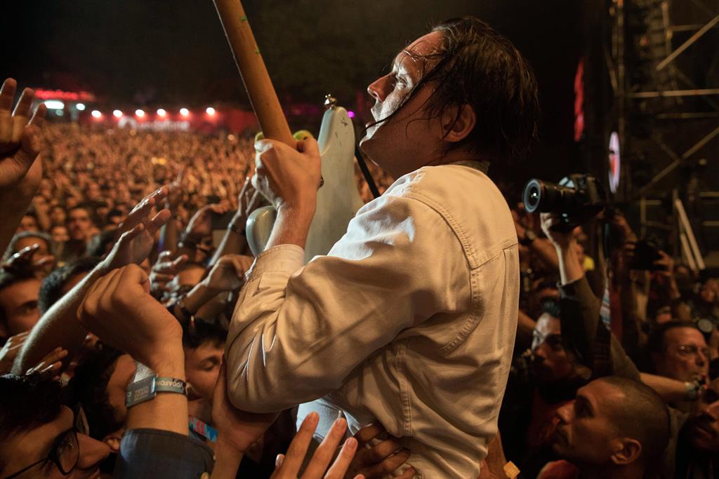 Vocalista dos Arcade Fire garante que interações sexuais foram consentidas. Foto: José Coelho/Lusa