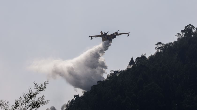 O comando e gestão do combate aos fogos passaram para a FAP. Foto: Paulo Novais/Lusa