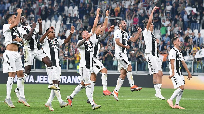 Jogadores da Juventus podem não ter quem aplaudir em Milão. Foto: Alessandro Di Marco/EPA