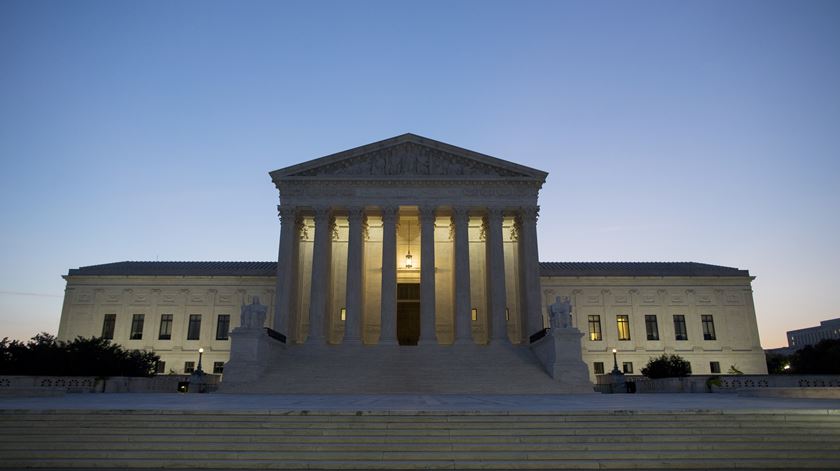 Supremo Tribunal dos Estados Unidos, nos EUA. Foto: EPA