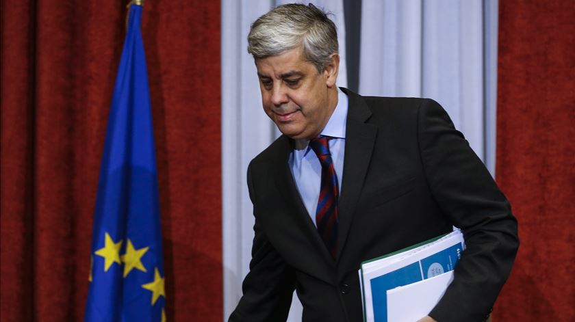Mário Centeno admite criação de taxa mínima de IRC na União Europeia. Foto: Rodrigo Antunes/Lusa