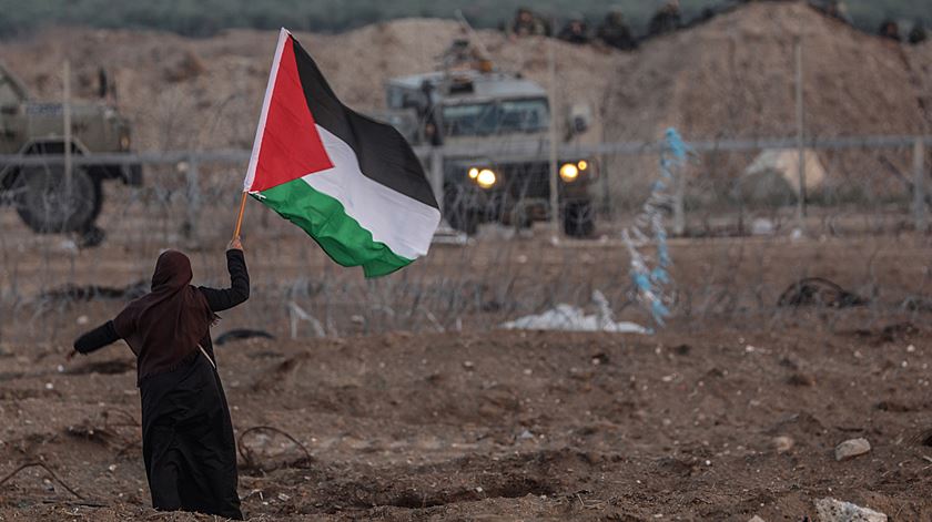 Confrontos na Faixa de Gaza. Foto: Mohammed Saber/EPA