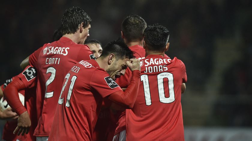 Benfica vence em Tondela. Foto: Nuno André Ferreira/Lusa