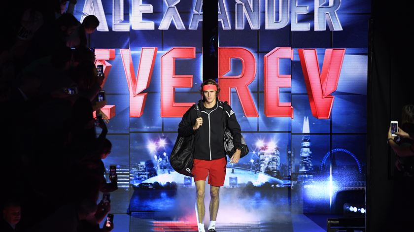 Alexander Zverev, ATP Finals. Foto: Will Oliver/EPA