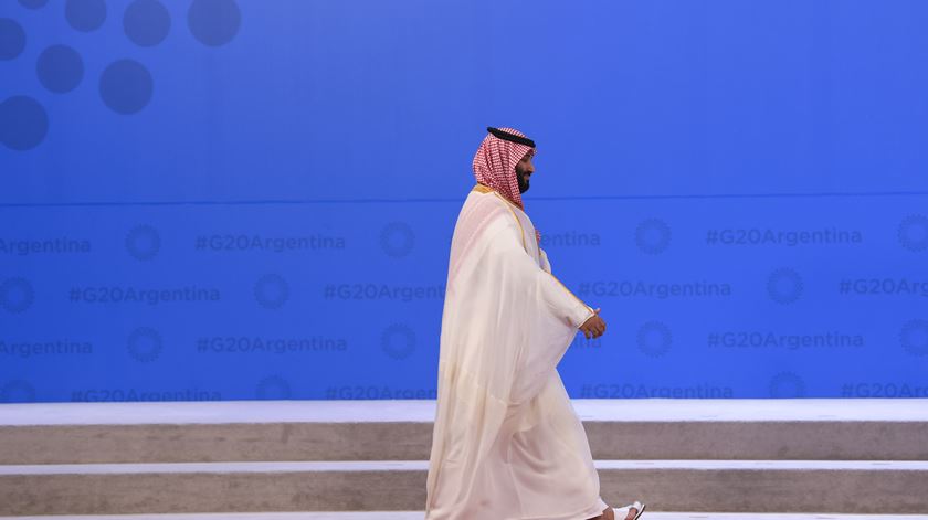 Princípe herdeiro da Arábia Saudita, Mohammad Bin Salman. Foto: Lukas Coch/EPA