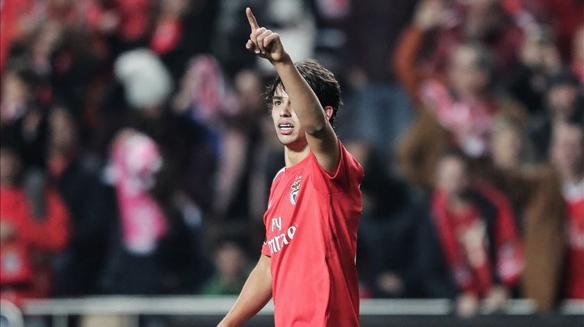 Félix tem seis golos em 17 jogos pelo Benfica, esta época. Foto: Miguel A. Lopes/Lusa
