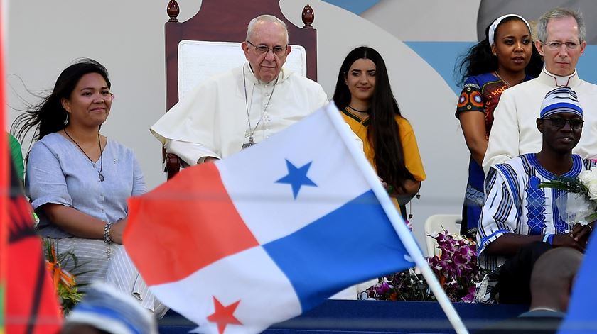 Papa Francisco na Jornada Mundial da Juventude, no Panamá. Foto: Ettore Ferrari/EPA