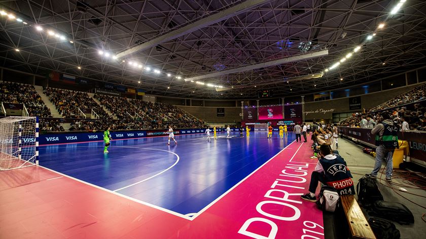 Potugal organizou o Europeu de futsal feminino em 2019. Foto: Octávio Passos/Lusa
